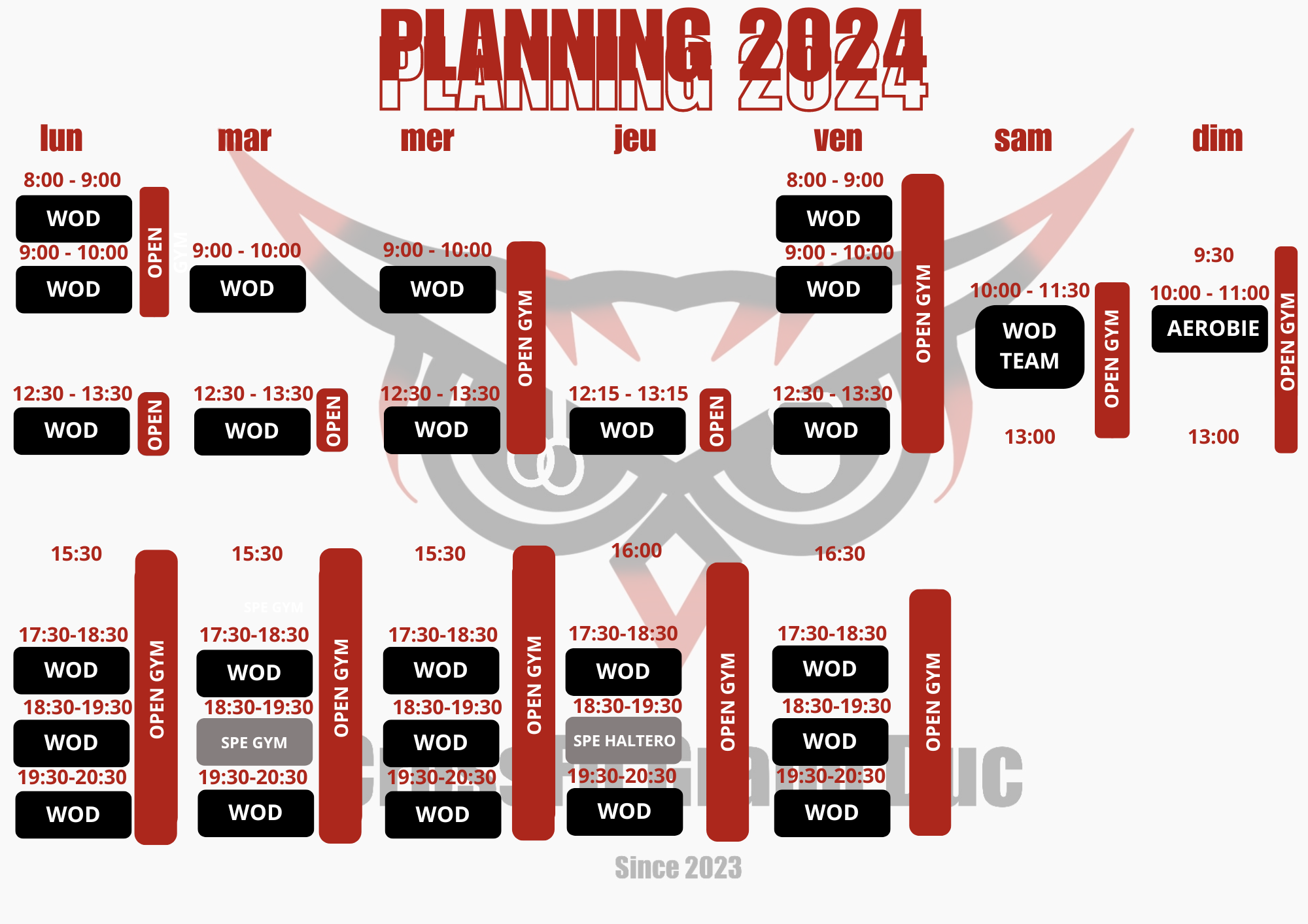 Planning 2024/2025